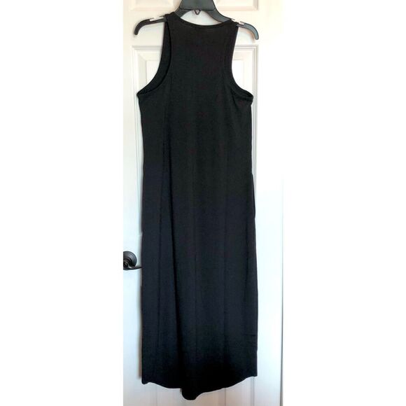BARE NECESSITIES - NWT - L Sz XS Relax, Recharge Long Chemise Lounge Dress/BLACK - Picture 5 of 13